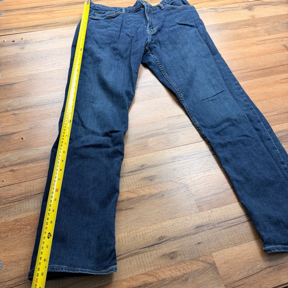 Banana Republic Men's 31W 30L Straight Athletic Jeans blue Cotton Denim - Picture 3 of 9